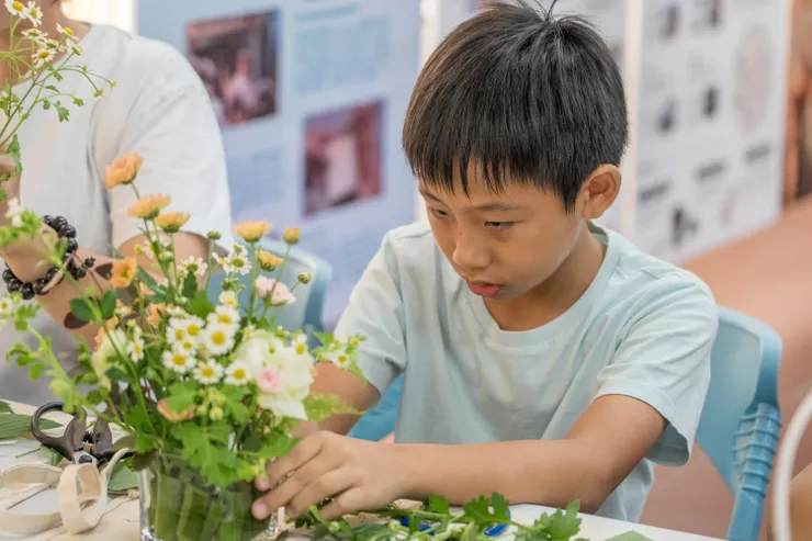 孩子在手作中感受工藝的樂趣