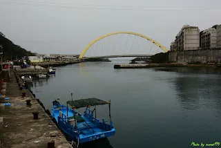 台灣與社寮島間的八尺門水道