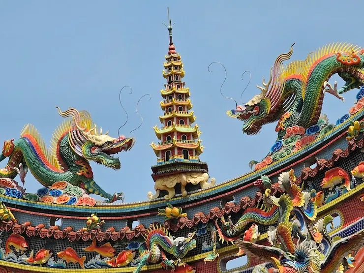 交趾陶剪黏藝術（圖片截圖於網路）