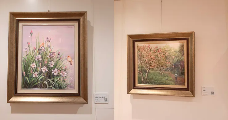 《鶼鰈花語－對語》和《初春》