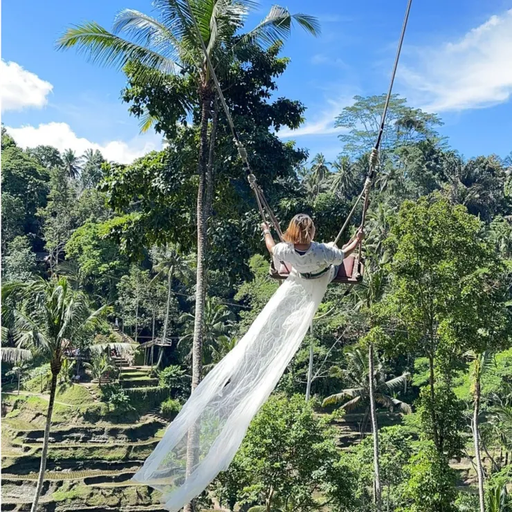 叢林鞦韆。(趙康康提供)