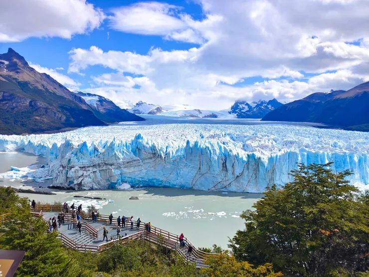 冰川國家公園的Perito Moreno冰川，El Calafate，阿根廷。