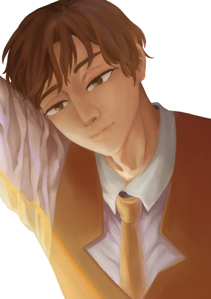 精修加上亮光塗層和加深圖層