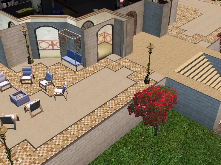 雖然封了廚房的門，但從這扇門進出也很方便。