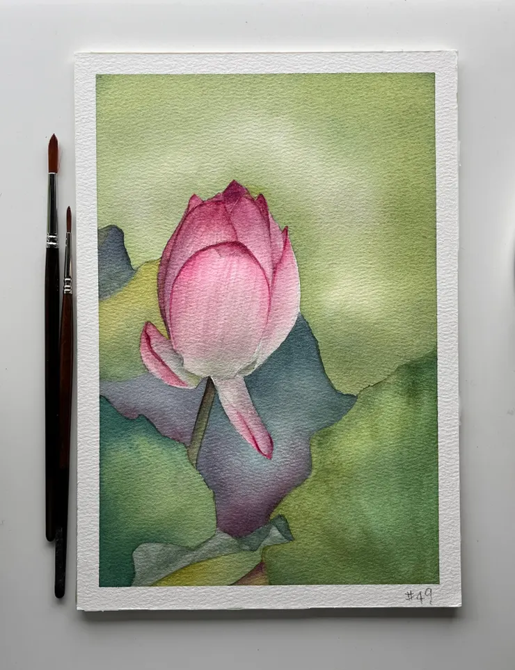 圖YH.CC@水彩練習 W49, FEB2024, 26x18cm