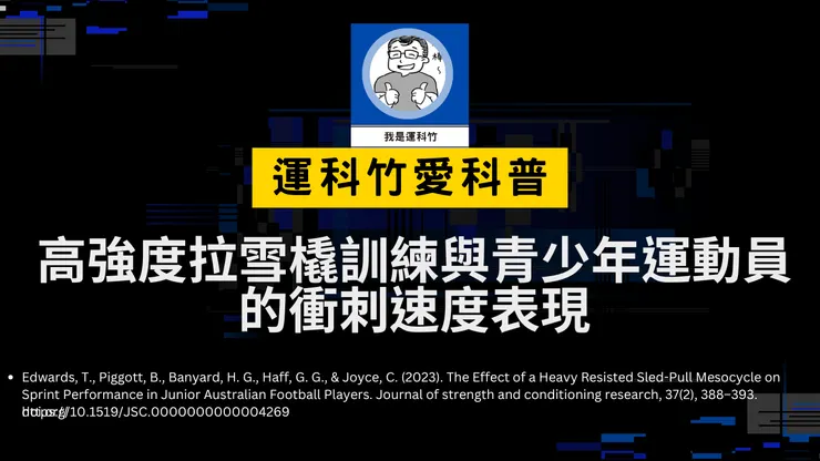 更多運動科學科普內容