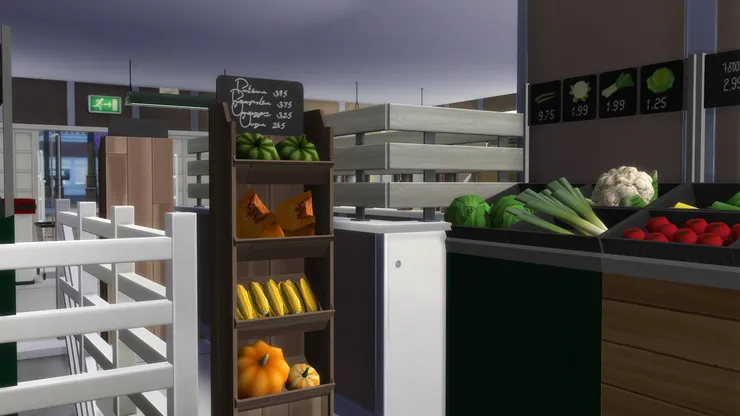 這裏是樓梯和扶手梯中間的通道，但我用貨架封起來，不讓人這麼容易穿過。