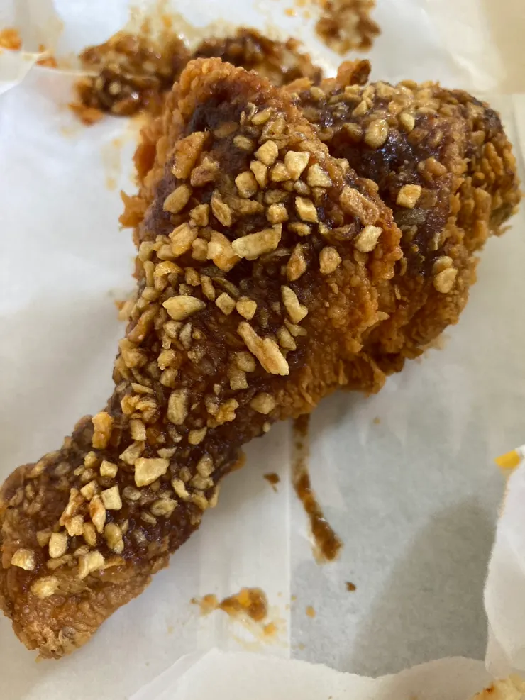 有點微辣的避風塘炸雞