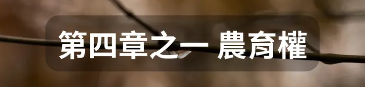 第四章之一 農育權