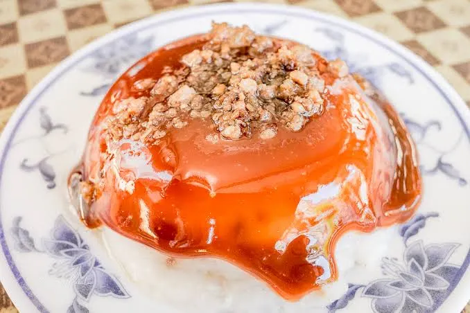 在地古早味碗粿（圖片截圖於網路）