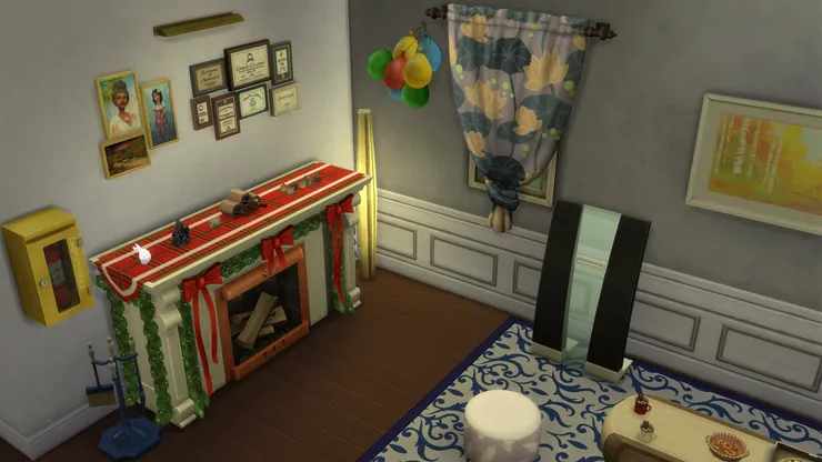 現在加上了聖誕裝飾,氣氛便很歡樂。