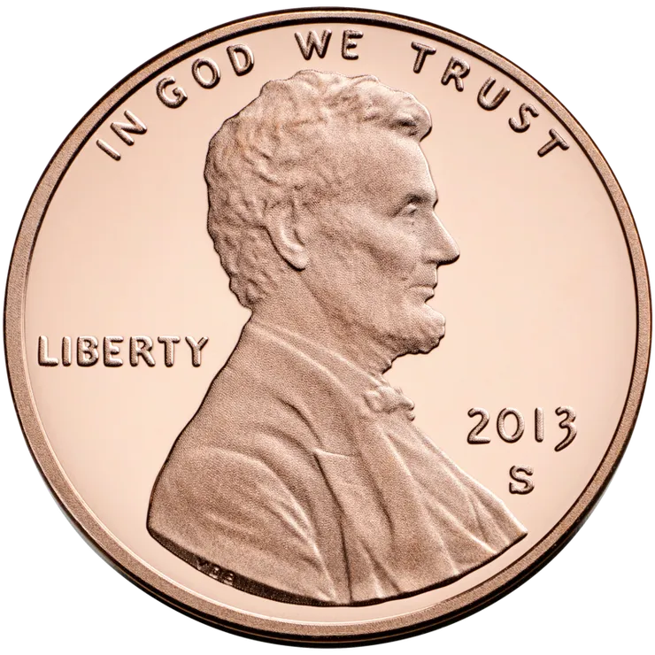 一美分硬幣。By United States Mint - http://www.usmint.gov/pressroom/index.cfm?flash=no&action=photo#Pres, Public Domain