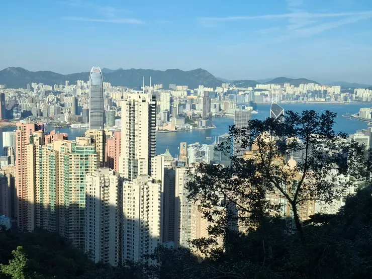 杜莎夫人蠟像館窗外景色