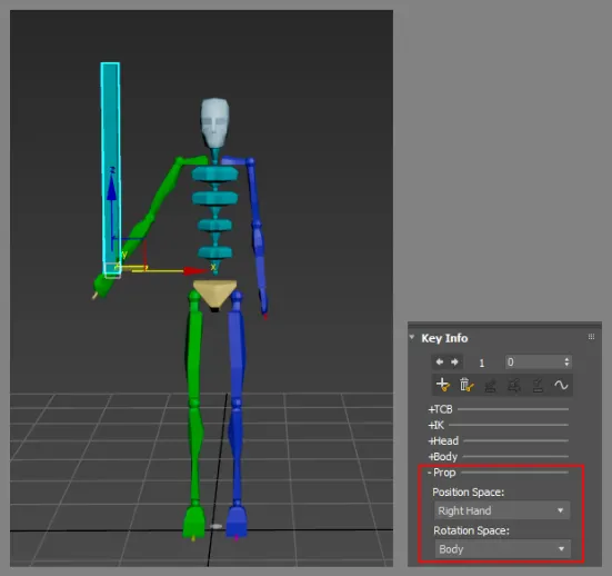 Biped 的 Porp 設定