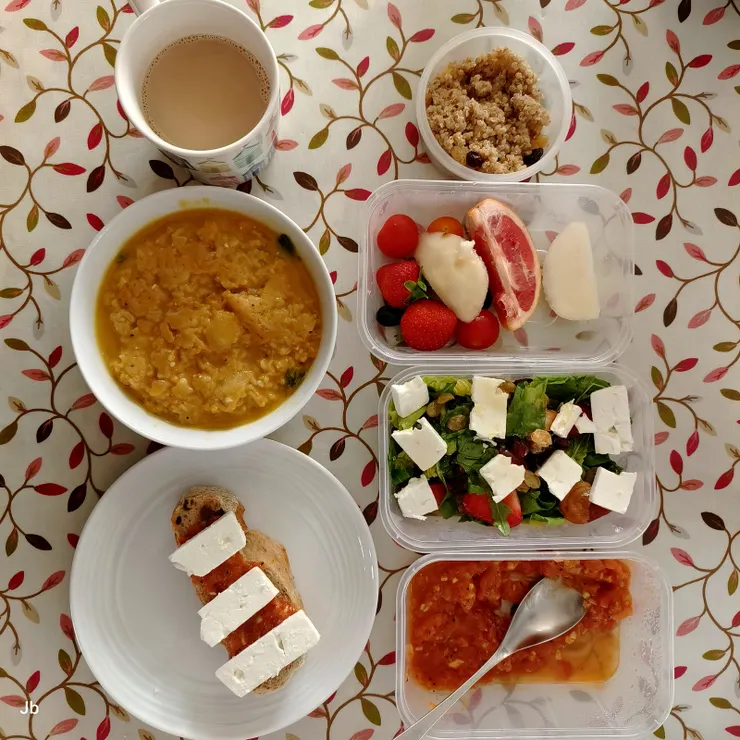 【離開前在陽光別墅的Prasda早餐】