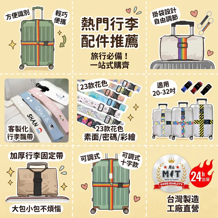 【行李束帶推薦】戰利品塞爆也不怕！Dcard/PTT熱議評比：歐美長途/TSA海關鎖，經典款可調式/簡易型