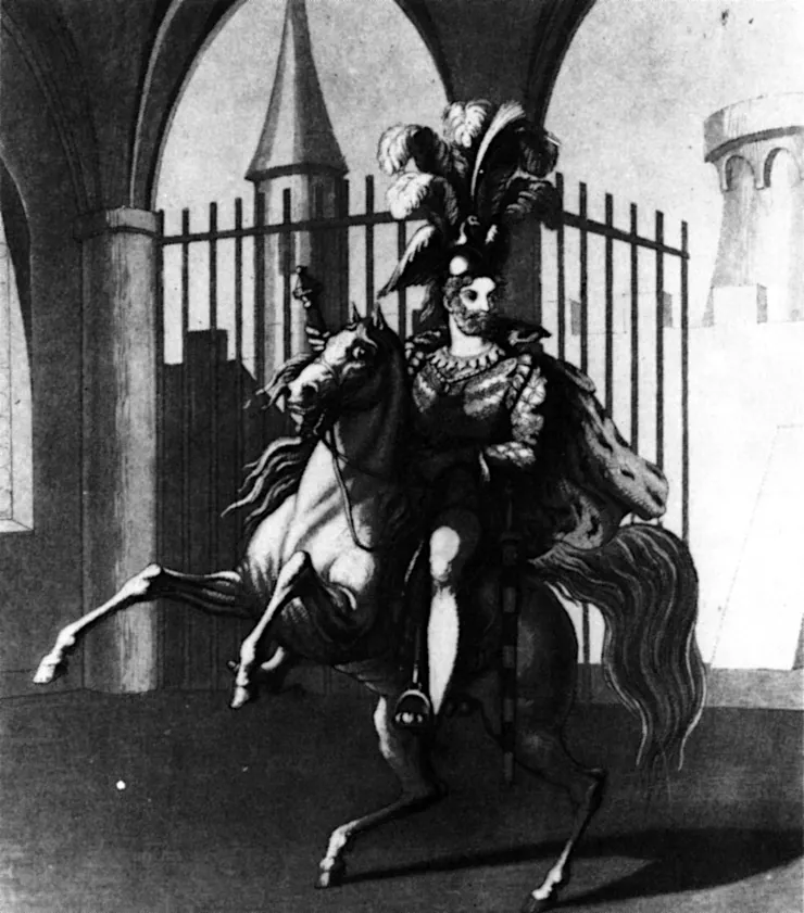 「藍鬍子拉烏爾」在德語地區受到歡迎，並於整個十九世紀不斷上演，華格納童年時也看過此劇。1817年在德勒斯登（Dresden）上演。