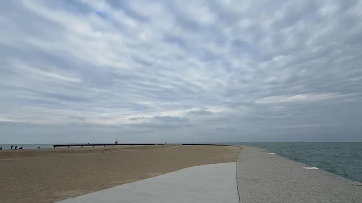剛好當天的天空景致十分特別