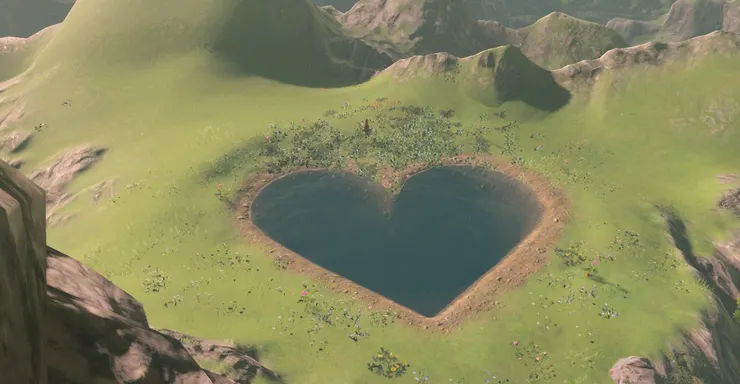 我將眼淚流成天山上面的湖　 讓你疲倦時能夠紮營停佇