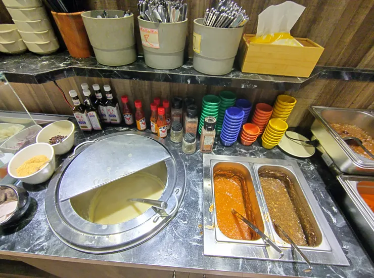 玉米濃湯 & 牛排醬