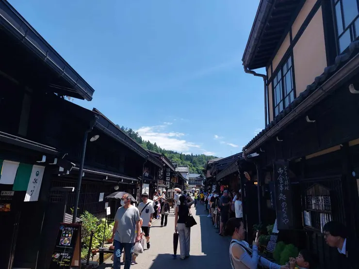 高山老街的樣子，去的時候路上還蠻多觀光客的，而且日本人比例大概佔了快一半