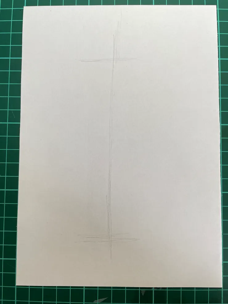 中間線先畫下去