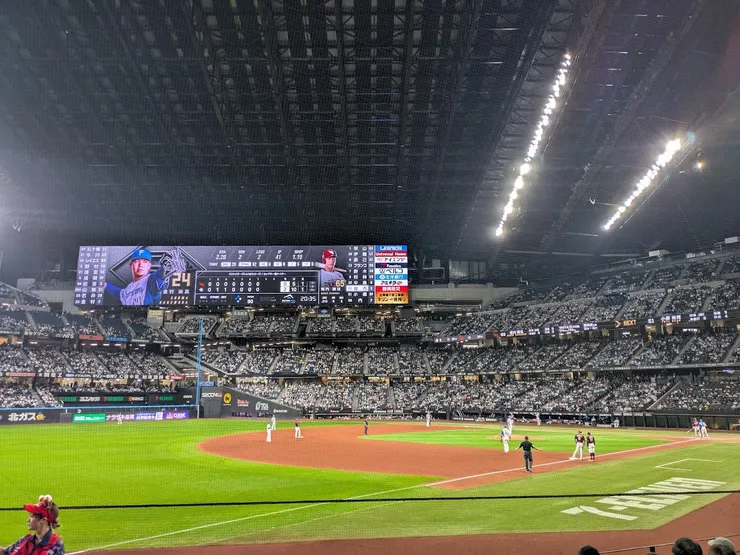 比賽進行中視角