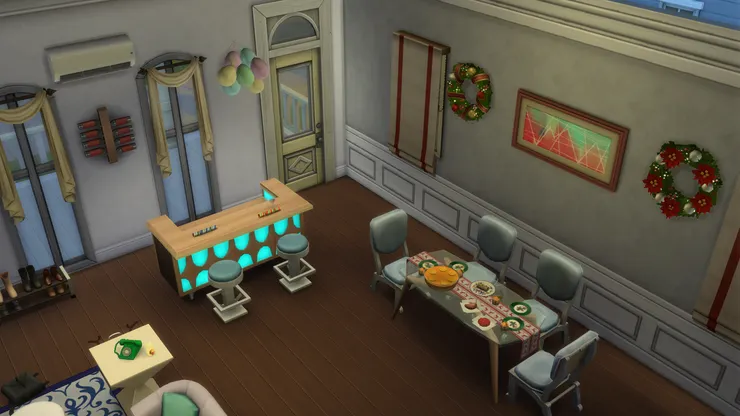 一看便知道我們這裏要開盛大的派對！鄰居一定很羨慕。