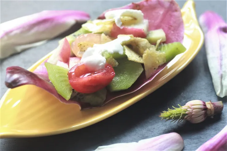 古書中有「魯班刻木蘭為舟」，「木蘭」於是就變成了船的美稱，而它的花瓣正好就像一艘小船。