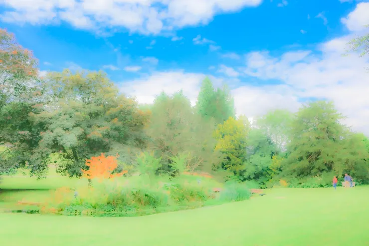 聖法根城堡莊園中一景