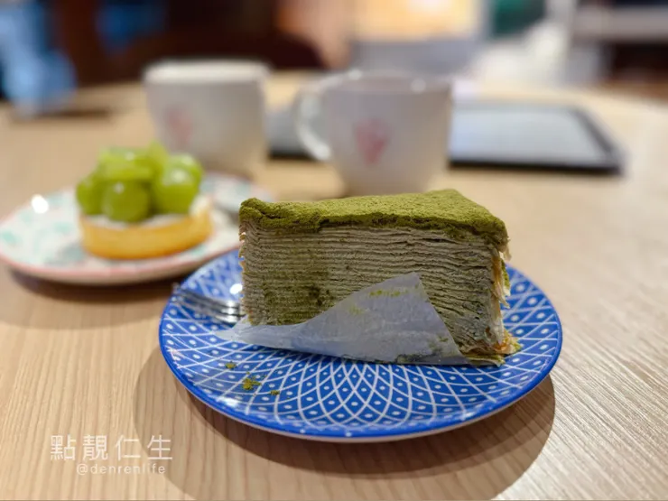 新店裕隆城|B1米米咖啡 抹茶千層