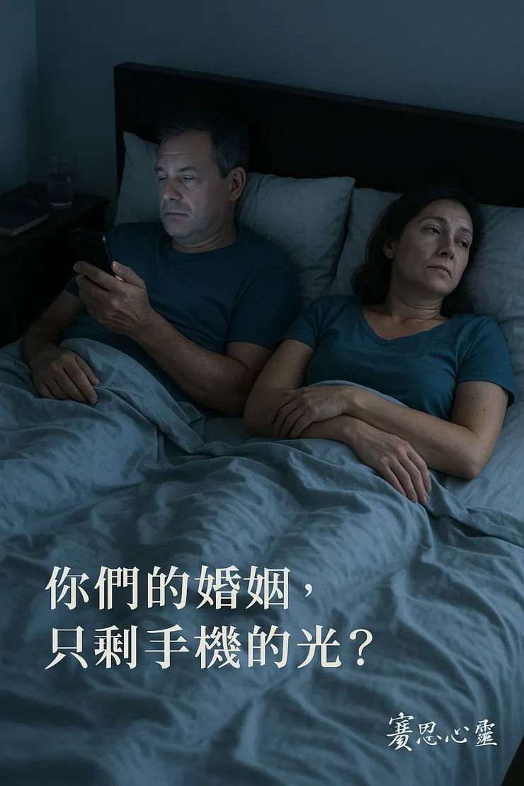 你們的婚姻，只剩手機的光？