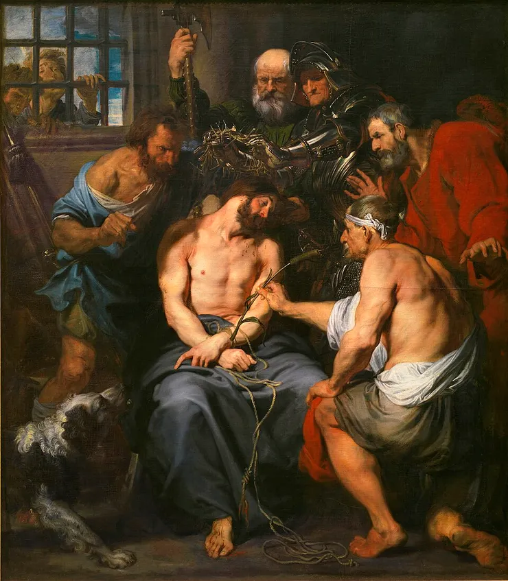 Christ Crowned with Thorns (1620) by Anthony van Dyck