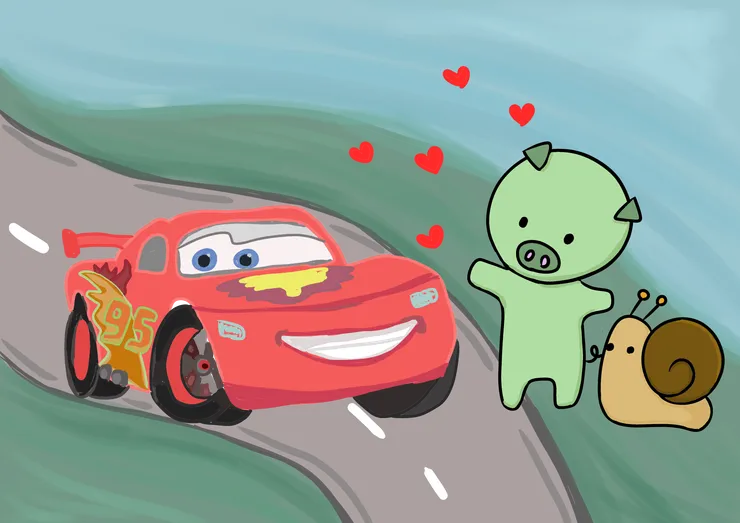 閃電麥坤與小豬小蝸