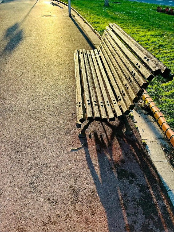 午後日光與長影