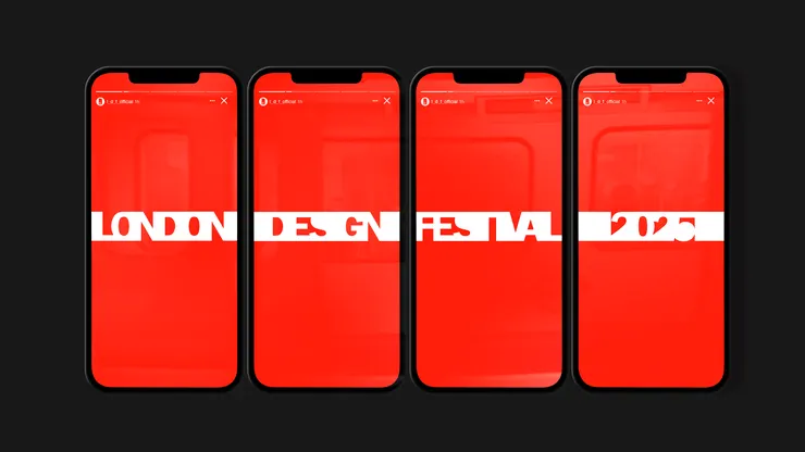 2025年倫敦設計節形象仍交由 Pentagram 設計。