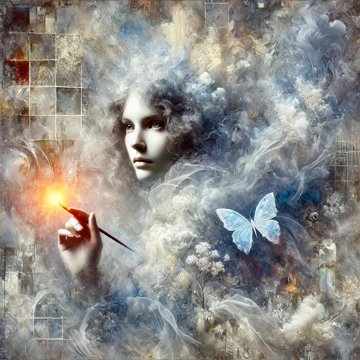 She placed the portrait on her easel and began her ritual. A soft light enveloped the room as she whispered incantations, brushing her fingertips gently over the surface.