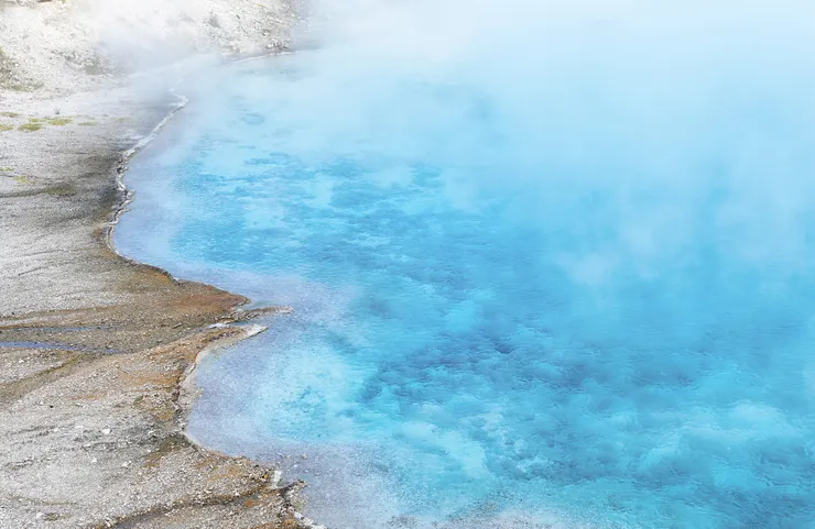 The Grand Prismatic Spring／大稜鏡溫泉