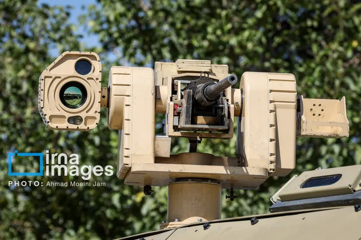 伊朗製遙控武器站，搭載M2重機槍(引用圖片：圖片提供：IRNA)