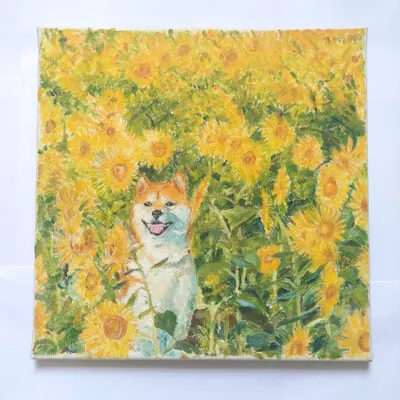 分享一幅油畫作品