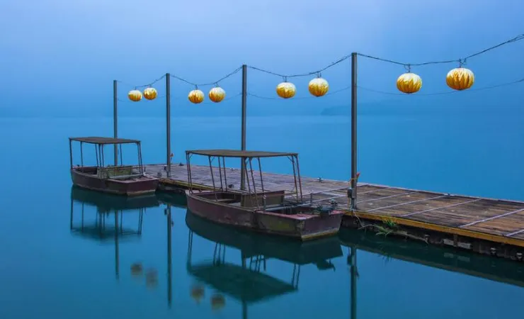 涵碧樓可以直下蔣公碼頭 是看日出最佳處之一 圖片來自網路