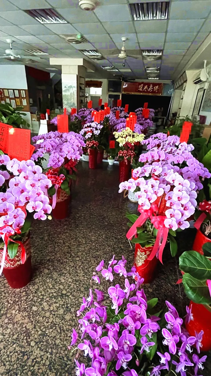 心情故事花房：台南安南區花藝精緻首選 開幕花柱 祝賀花柱 追思花柱 羅馬花柱