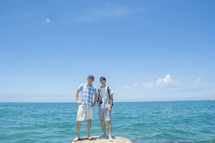 澎湖是名符其實的碧海藍天