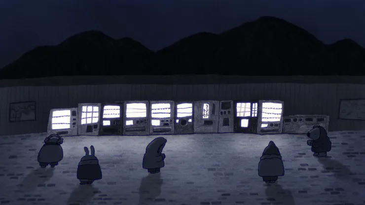 《休息區的那一晚》電影劇照／TIAF 臺中國際動畫影展 提供