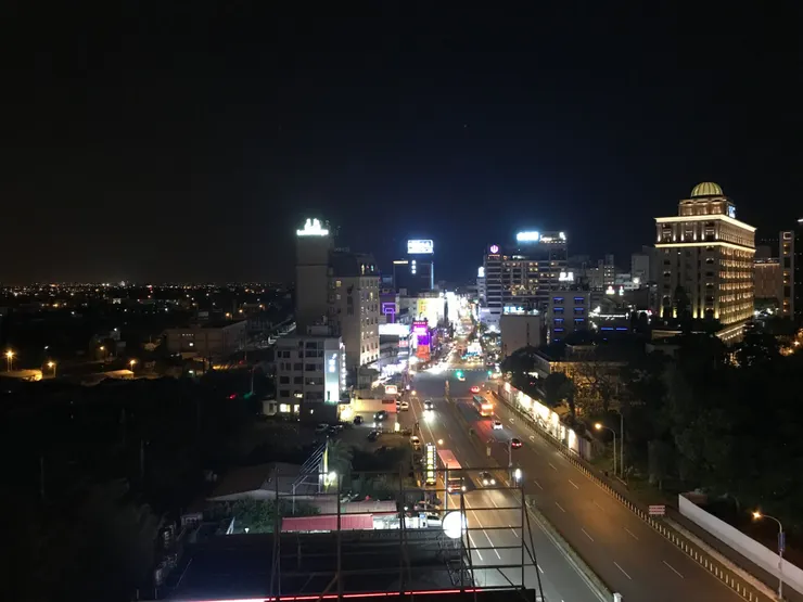 礁溪的夜景