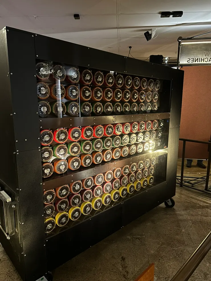 圖靈發明的「自動計算引擎」（Automatic Computing Engine，簡稱ACE）的電子計算機-Pocky 拍攝於Bletchley Park博物館