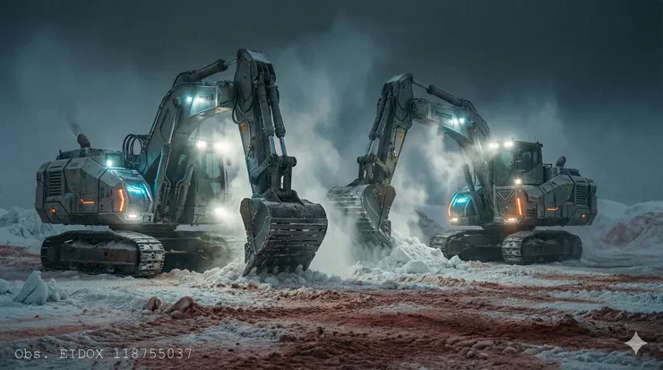 Concept art for Mars Base: Paradis Project by Eidox - Sci-fi novel illustration