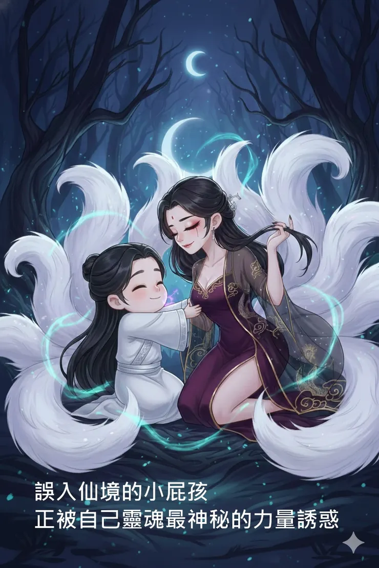 2.誤入仙境的小屁孩，正被自己靈魂中，最神祕的力量所誘惑