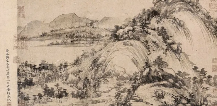 《富春山居圖》(剩山圖卷)∣中國淅江省博物館藏(圖/原點出版《句句有梗的中國藝術小史》)