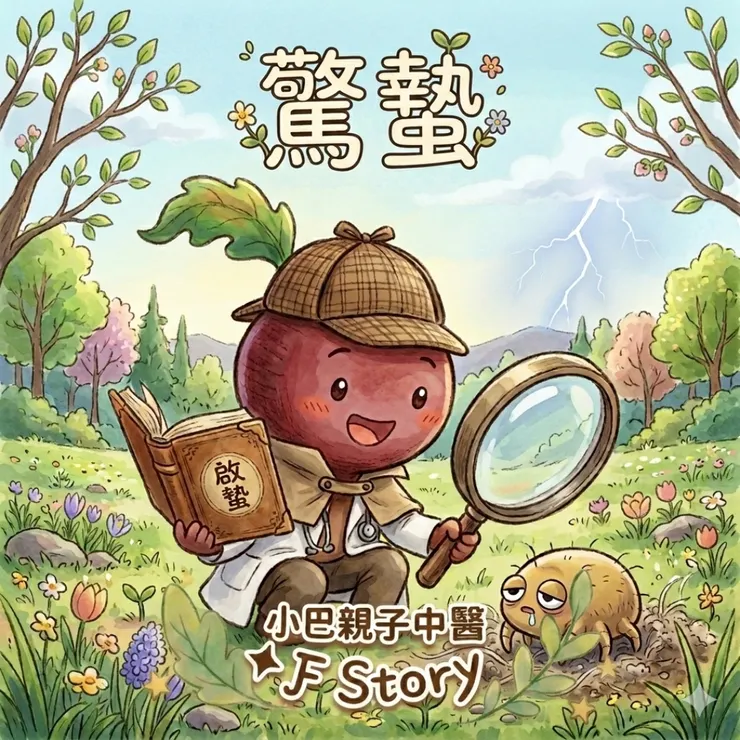 節氣​驚蟄示意圖